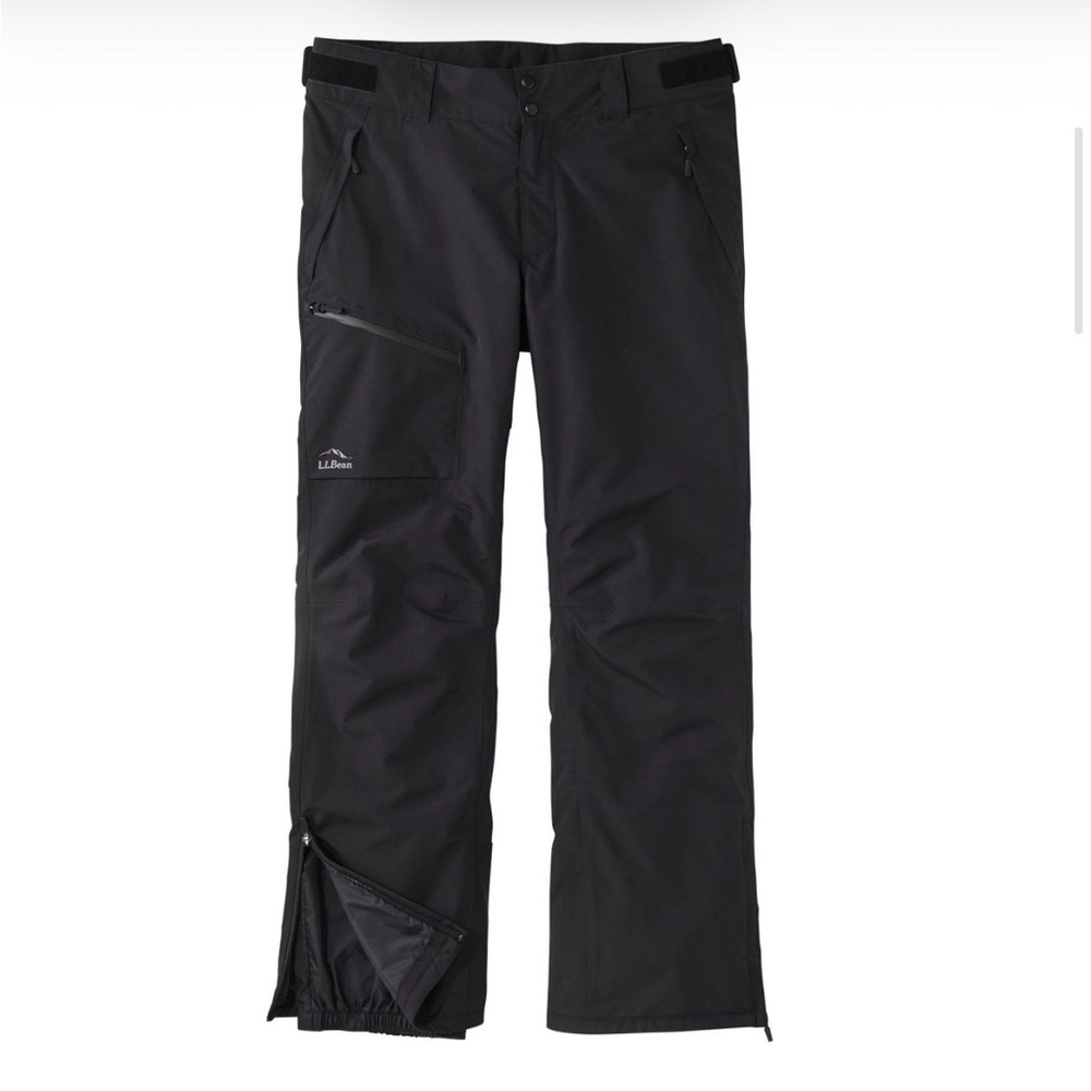 L.L. Bean Black Snow Pants